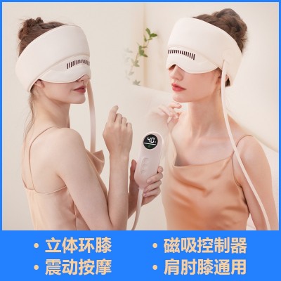 新款睡眠仪头部按摩器电加热敷气囊按摩帽头皮按头颈椎头眼按摩仪图3
