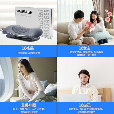 腰部按摩器腰椎牵引仪红光腰枕热敷气囊定时腰椎按摩器腰椎按摩枕图4