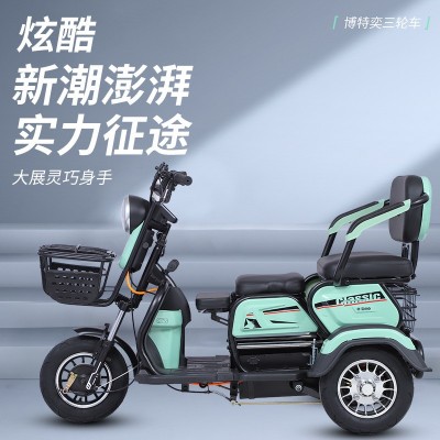 新款国标电动三轮车家用接送孩子成人迷你小型老年助力电动代步车图4