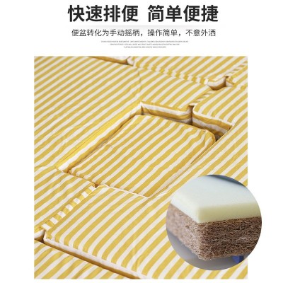 医护床 家用瘫痪病人多功能翻身起背全曲护理床 手动摇床带便孔图2