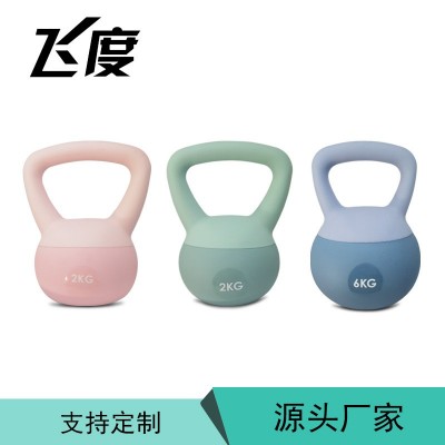 女士家用PVC软体壶铃健身哑铃手臂男士提壶深蹲练臂力量训练新款