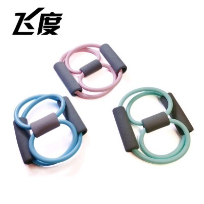 健身拉力绳8字拉力器家用扩胸器瑜伽八字拉力器开肩美背拉伸带