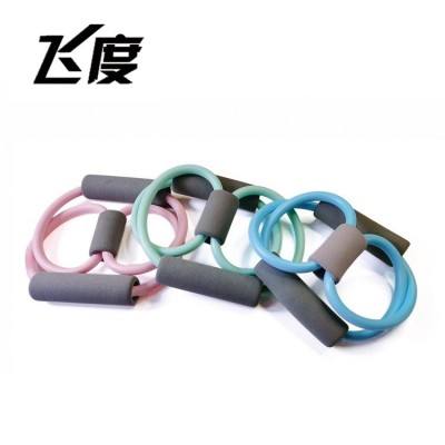健身拉力绳8字拉力器家用扩胸器瑜伽八字拉力器开肩美背拉伸带图2