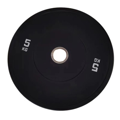 厂家定制黑色全胶片杠铃片家用健身房用举重全包装手抓杠铃片图5