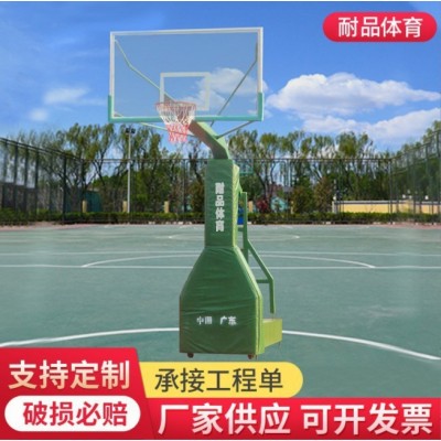 国标标准室内外儿童青少年校园可移动升降可埋地固定成人篮球架图2