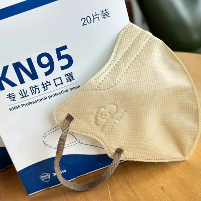 KN95天然薄荷味口罩立体3D独立包装春夏季一次性防晕车 透气面罩图5