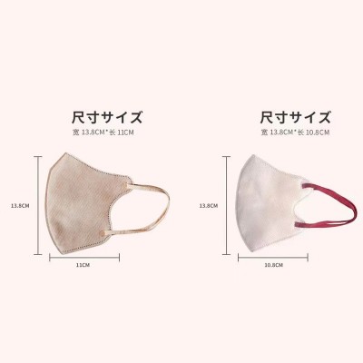 成人挂耳式一次性口罩3d立体高颜值三层防护白色口罩独立 包装10片图4
