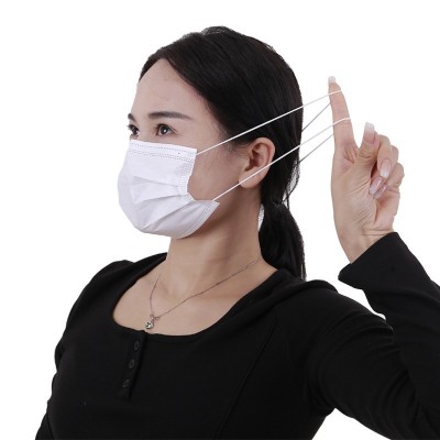 一次性ES三层亚光挂耳式无尘口罩含熔喷布洁净室净化车间工厂直发图3