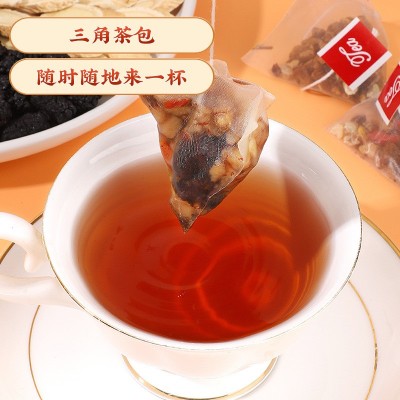 南京同仁堂西洋参桂圆党参黄芪茶成人健康养生四季茶工厂一件代发图2