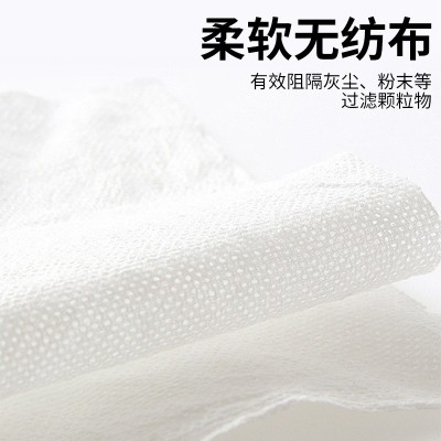 一次性口罩防尘跨境白色kn95口罩独立包装3D立体口罩防护厂家现货图2