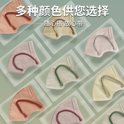 一次性口罩防尘跨境白色kn95口罩独立包装3D立体口罩防护厂家现货图3