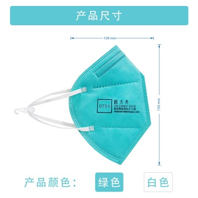 成人n95医用口罩独立包装3d立体医用n95口罩医用级口罩现货批发图3