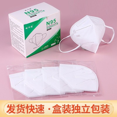 国标N95非医用口罩盒装防疫口罩独立包装大量现货图3