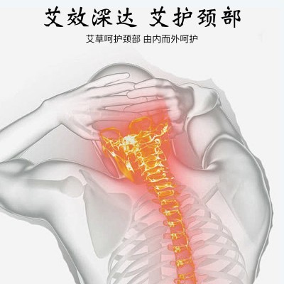 艾草枕头夏天凉枕艾草家用成人儿童颈椎枕艾灸虎头枕老粗布凉席枕图3