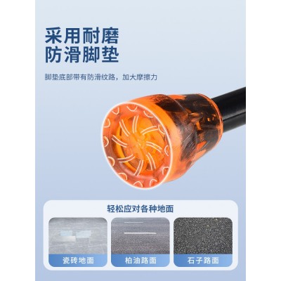 超艺腋下双拐铝合金防滑肘拐折叠伸缩反光助行康复可调节拐杖代发图5