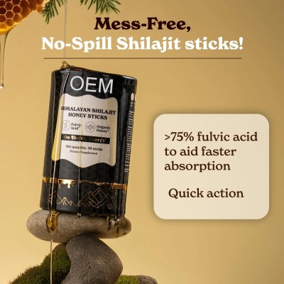 现货美国TK亚马逊爆款喜来芝蜜蜂棒SHILAJIT HONEY STICKS可贴 牌图3