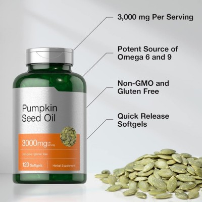 跨境南瓜籽油软胶囊Pumpkin seed oil soft capsules现货可OE M图2