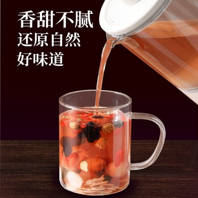 人参枸杞桑葚桂圆茶盒装120g组合花茶养生茶独立装熬夜元气茶图4