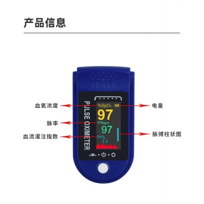 lk88外贸款CE FDA指夹式血氧仪血氧機脉搏呼吸心率频率血氧监测检图4