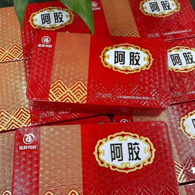 福牌阿胶纯阿胶片正品驴皮铁盒e胶块山东东阿ejiao糕包邮图3