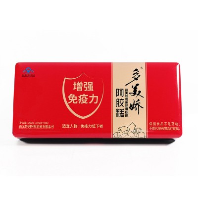 鲁润黑芝麻核桃阿胶糕手工代熬OEM定制厂家代工正品即食固元膏图5