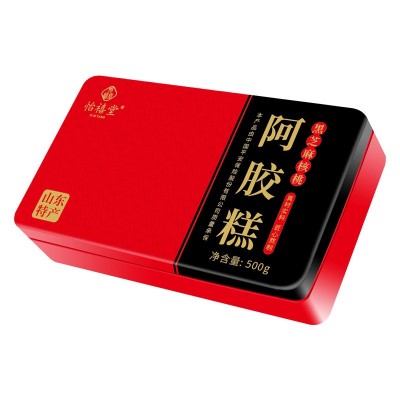 阿胶糕500g铁盒贴牌定制独立包装驴皮阿胶固元糕山东东阿 厂家批发图5
