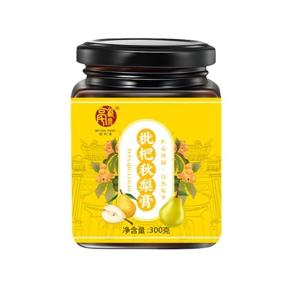 厂家批发枇杷秋梨膏蜂蜜雪梨膏罗汉果清润膏手工熬制一件代发O EM图5