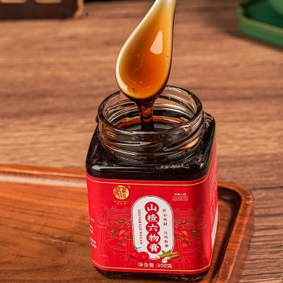 山楂六物膏厂家批发 儿童老人膏滋 手工山楂鸡内金四物膏方定 制图4