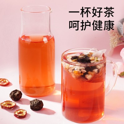 免煮山楂乌梅桑葚饮 陈皮茯苓玫瑰花三角茶包山楂乌梅桑葚饮图3