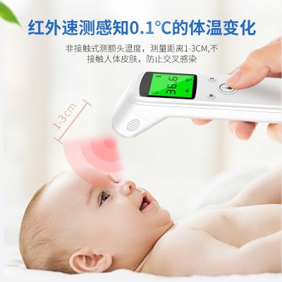 红外线额温枪婴幼儿电子体温枪家用宝宝测温仪人体耳温枪现货批发图3