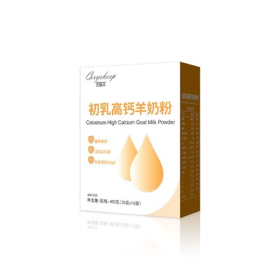 初乳高钙羊奶粉含免疫球蛋白无蔗糖益生菌富硒成人补钙400 g女士图4