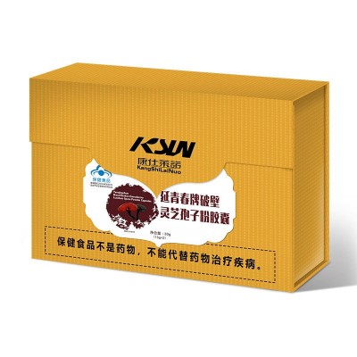 延青春牌成人中老年蓝帽保健食品 礼盒高含量三萜灵芝孢子粉胶囊图4