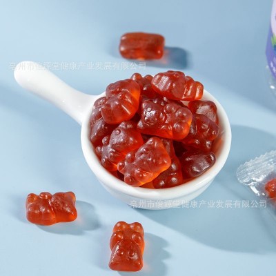 DHA蓝莓叶黄素酯小熊软糖源头厂家现货批发代发蓝莓叶黄素酯软糖图4