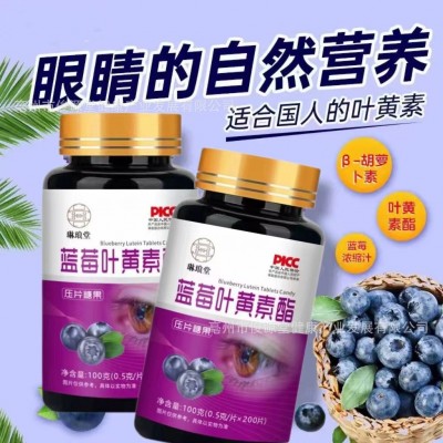 蓝莓叶黄素脂压片糖果眼部眼疲劳用眼过度源头厂家现货批发代发图2