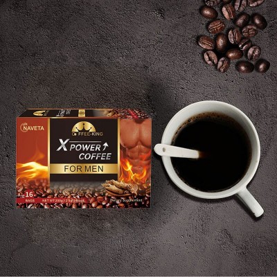 跨境爆款 男士能量黑咖啡人参牡蛎滋补速溶黑咖啡 Energy coffee图3