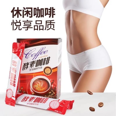 正康惠仁左旋肉碱酵素咖啡12g*15袋食品速溶咖啡饮品酵素代餐女士
