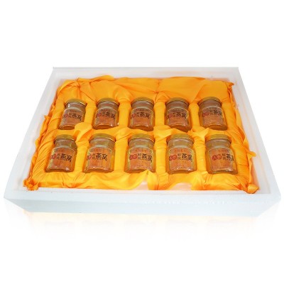 红颜靓影人参蛹虫草鲜炖燕窝即食自用礼盒装70ml*10瓶正品批发图5