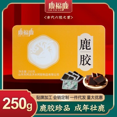 【工厂批发】鹿胶传统鹿产品鹿角胶鹿茸鹿胶糕礼盒装250g打粉冲服