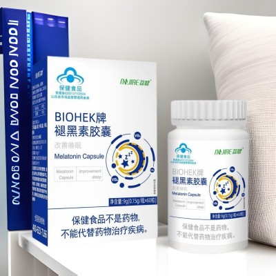 褪黑素胶囊批发睡眠质量不好失眠乏力褪黑素蓝帽保健品代发图2