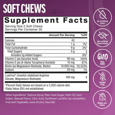 现货跨境亚马逊头发生长补充软糖 Hair Growth gummies 生发软糖图3