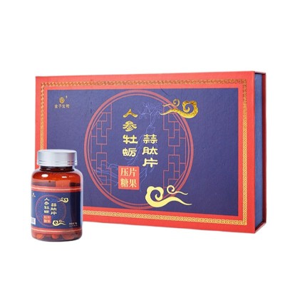 OEM贴牌代加工易吸收营养膳食海参牡蛎肽压片糖果人参牡蛎蒜肽片图2
