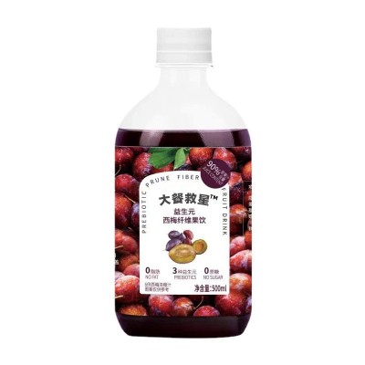 凝善堂西梅汁益生元西梅纤维果饮0脂浓缩果汁陈李济源头厂代发图5