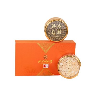 北京同仁堂100克西洋参铁皮石斛礼盒套组走亲访友年货节必备参类图5