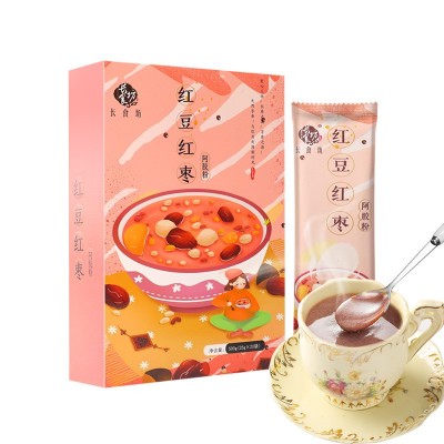 长食坊红豆红枣阿胶粉五谷代餐粥源头厂家图4