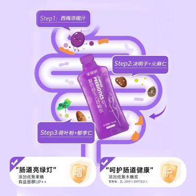 复合益生元舒畅饮果蔬酵素饮品西梅汁排便孝素植物饮料口服液定制图3