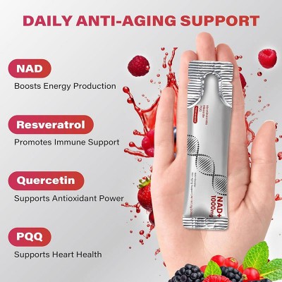 跨境亚马逊tk热销现货nad补充剂nad supplement烟酰胺核苷补充剂图3