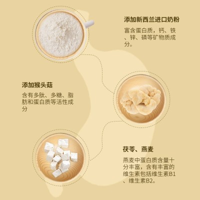 中老年营养米粉小米燕麦铁锌钙无蔗糖添加中老年代餐免煮流食高钙
