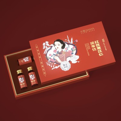 红豆薏苡仁茯苓饮品 贴牌定制代加工OEM红参赤小豆薏米茯苓口服液图2
