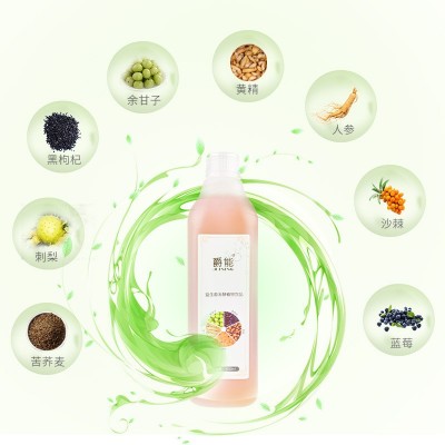 爵能益生菌发酵植物饮品1000ml瓶装 药食同源益生菌发酵人参黄精