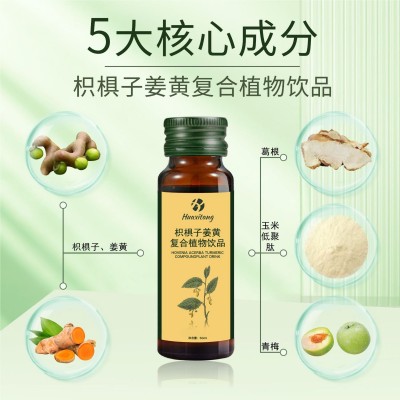 枳椇子姜黄复合植物醒 酒饮应酬常备解久葛根姜黄玉米肽口服液图3